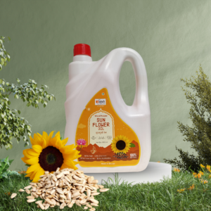 Wooden Cold Pressed Sunflower Oil 1 Liter | Lakdi Ghani | 100% Wood Pressed | Chemical-Free | Heart-Healthy Cooking Oil | Pure & Natural | Poorn Swadeshi - Image 2